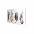 Fondo 20 x 30 in. Bohemian Feather Set-Print on Canvas FO2788117